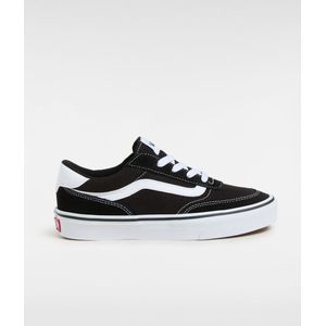 Vans - Men Brooklyn Ward LS - Skateschoenen - Black/White - Canvas/Suède