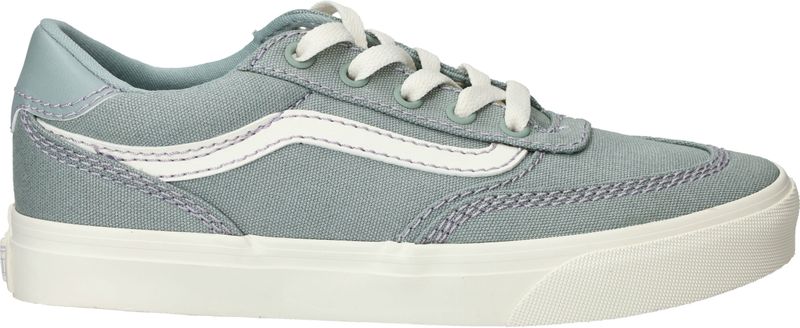 Vans - Brooklyn LS - Sneakers - Licht Grijs/Groen - Textiel