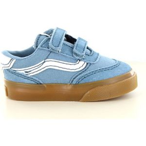 Vans - Brooklyn LS V - Sneakers - Hemelsblauw - Rubberen Zool voor Buiten