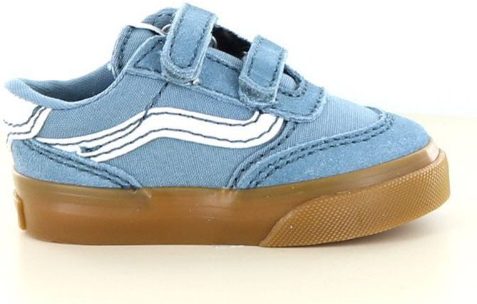 Vans - Brooklyn LS V - Sneakers - Hemelsblauw - Rubberen Zool voor Buiten