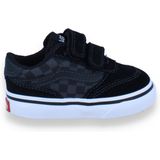 Vans - Brooklyn LS V - Sneakers - Zwart - Checkerboard Black Asphalt - Uniseks