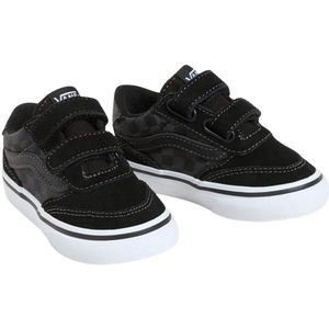 Vans - Brooklyn LS V - Sneakers - Zwart - Checkerboard Black Asphalt - Uniseks