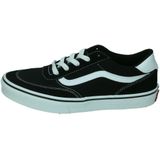 Vans Unisex Kinder Brooklyn Ls Sneaker, Ba2 Suede Canvas Zwart Wit 00, 13.5 UK Child