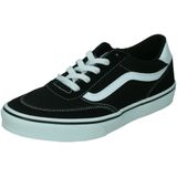 Vans Unisex Kinder Brooklyn Ls Sneaker, Ba2 Suede Canvas Zwart Wit 00, 13.5 UK Child