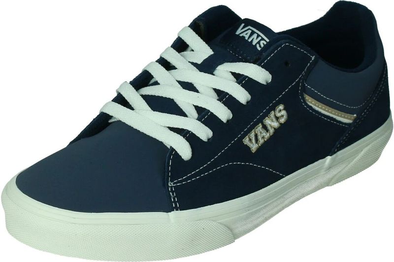 Vans - Seldan - Sneakers - Dress Blues - Leren Bovenwerk