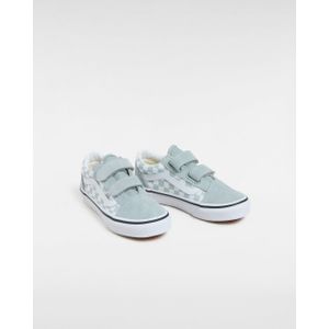 Vans - Old Skool V - Sneakers - Grijs - Mesh en Suede