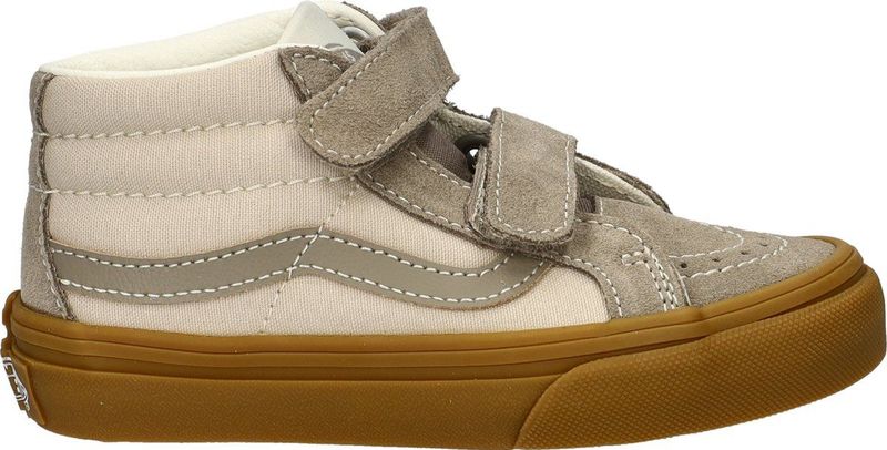 Vans - SK-8 Mid - Klittenbandschoenen - Zwart - Canvas/Suède