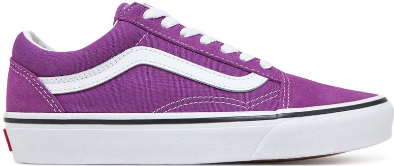 VANS - Old Skool - Sneakers Laag - Lila/Wit - Leer/Suède