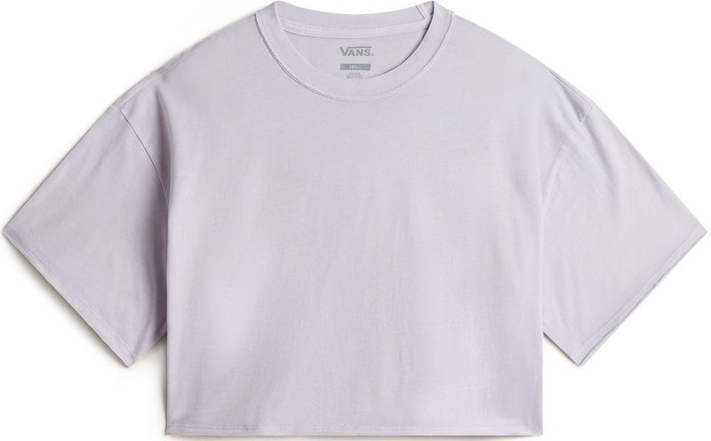 VANS - Shirt - Grijs - Korte Pasvorm - Halve Mouw