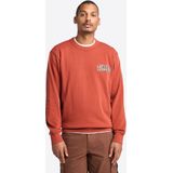 Timberland - Front Timbs Graphic Crew Neck Sweatshirt - Burnt Henna - Trui