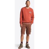 Timberland - Front Timbs Graphic Crew Neck Sweatshirt - Burnt Henna - Trui