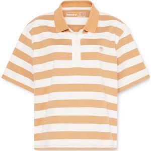 Timberland Vrouwen Poloshirt met Korte Mouw in Bruin