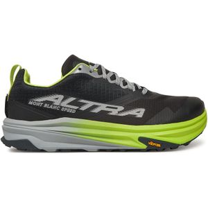 Altra - Mont Blanc Speed - Trailrunningschoenen - Zwart Geel - Lichtgewicht - Vibram Megagrip