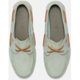 Timberland - CLASSIC BOAT - Bootschoenen - LT GRN NUBUCK - Leer - Vetersluiting