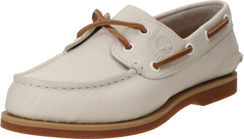 Timberland Classic - Mocassins - Natuurwit - Leer - Platte Hak (0-3 cm)