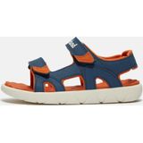 Sandalen - Zwart - Synthetisch Leer - Klittenbandsluiting