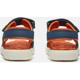 Sandalen - Zwart - Synthetisch Leer - Klittenbandsluiting