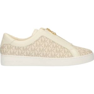 Dames Sneakers Michael Kors Keaton Zip Slip On Vanilla Beige - Maat 41