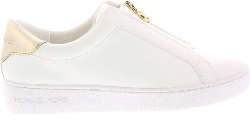 MICHAEL Michael Kors - KEATON ZIP SLIP ON - Lage Sneakers - Wit