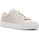 Michael Kors - Sneakers Keaton - Beige - Canvas - Metallic Gouden Details