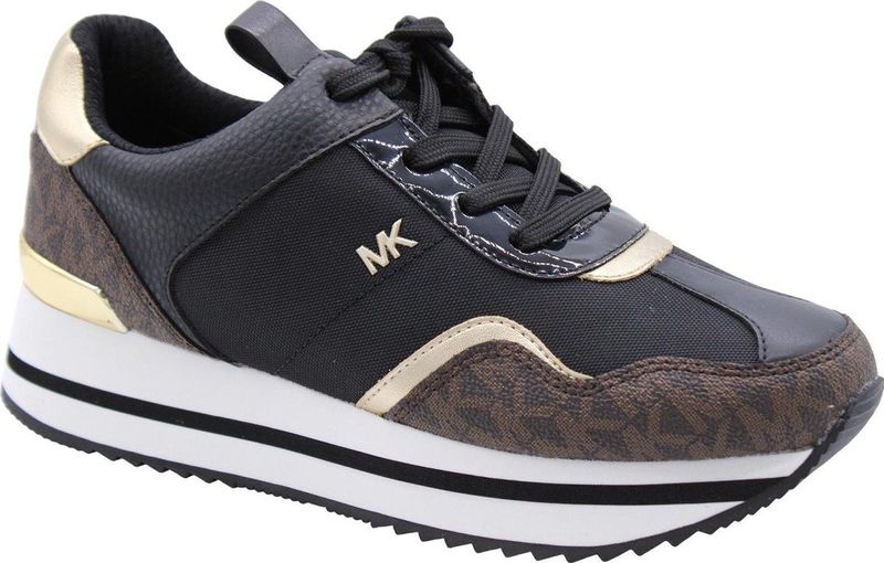 Michael Kors - Raina - Sportschoenen - Zwart - Platform - Veters