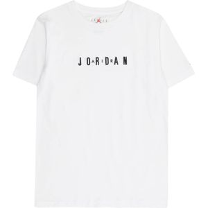 Jordan Wordmark Emb Unisex T-Shirts - Weiß - Größe: 147 - 158 CM - Baumwoll-Jersey - Foot Locker