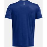 Ua Launch Shortsleeve-Blu Size : SM