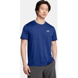 Ua Launch Shortsleeve-Blu Size : SM