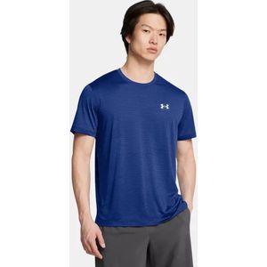 Ua Launch Shortsleeve-Blu Size : SM