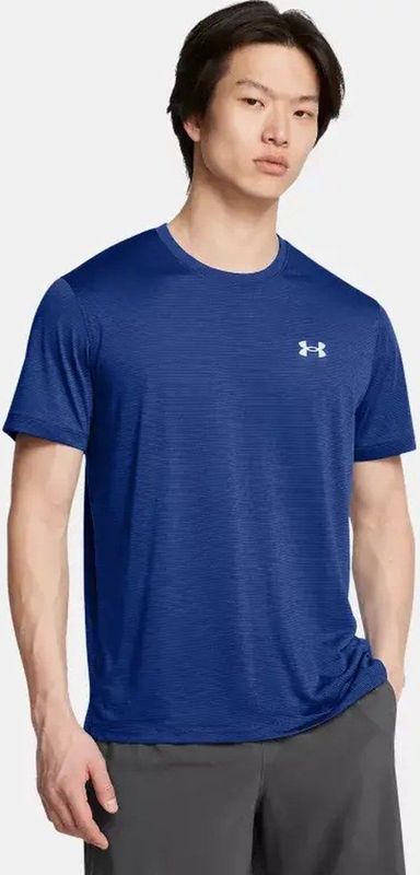 Ua Launch Shortsleeve-Blu Size : SM
