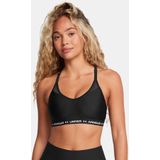 Under Armour Crossback Low Bra - Zwart - Lichtondersteuning