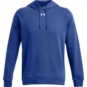Under armour rival fleece hoodie in de kleur blauw