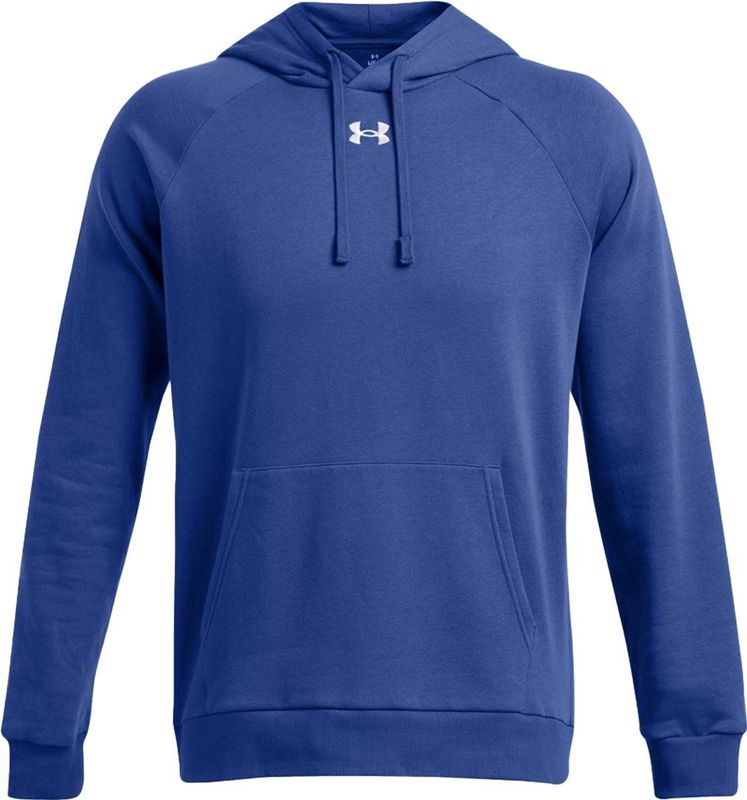 Under armour rival fleece hoodie in de kleur blauw