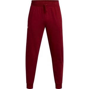 Under armour rival fleece joggingbroek in de kleur rood
