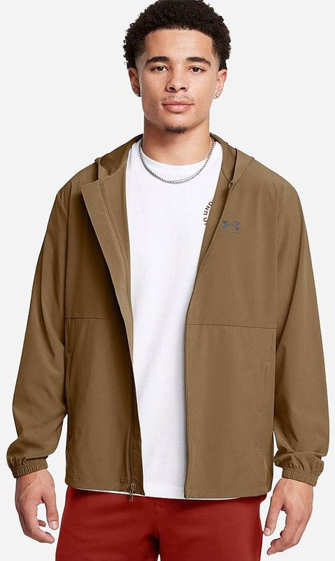 Under Armour - Vibe Woven - Windbreaker - Zwart - Ademend Materiaal