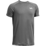Under Armour Tech Short Sleeve Jongens Sportshirt Grijs