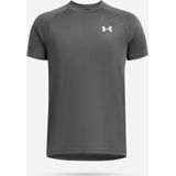 Under Armour Tech Short Sleeve Jongens Sportshirt Grijs