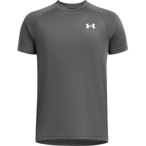 Under Armour Tech Short Sleeve Jongens Sportshirt Grijs