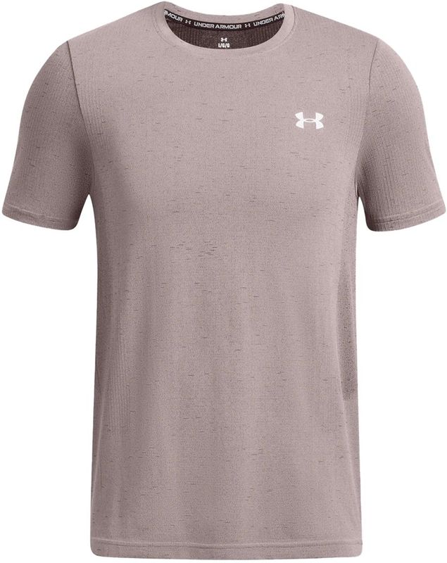Under armour vanish seamless ss in de kleur grijs.