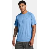 Under Armour Tech Textured T-shirt Met Korte Mouwen Blauw M Regular Man