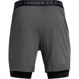 Under armour vanish woven 2in1 short in de kleur grijs