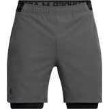 Under armour vanish woven 2in1 short in de kleur grijs