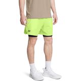 Under Armour - Vanish Woven - Korte Broeken - Groen/Zwart - 2 in 1