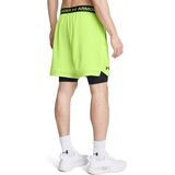 Under Armour - Vanish Woven - Korte Broeken - Groen/Zwart - 2 in 1