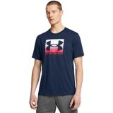 Under Armour - T-shirt - Academy / Red - UA M BOXED SPORTS UPDATED SS