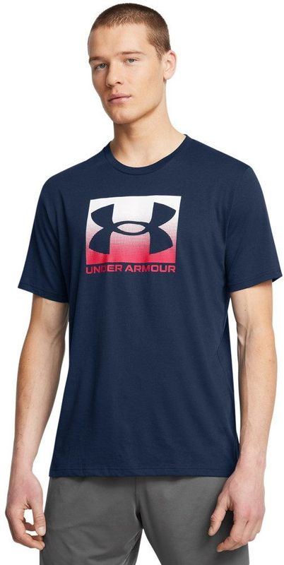 Under Armour - T-shirt - Academy / Red - UA M BOXED SPORTS UPDATED SS