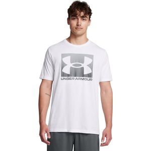 Under Armour - Boxed T-shirt - Zwart - Katoen - Slim Fit