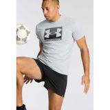 Under Armour - Boxed Sports T-Shirt - Grijs - 60% Katoen 40% Polyester