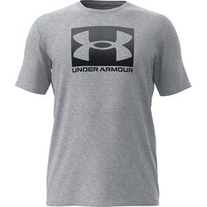 Under Armour - Boxed Sports T-Shirt - Grijs - 60% Katoen 40% Polyester