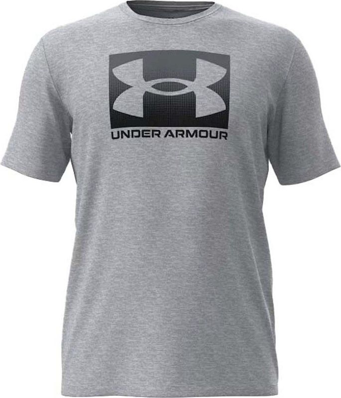 Under Armour - Boxed Sports T-Shirt - Grijs - 60% Katoen 40% Polyester